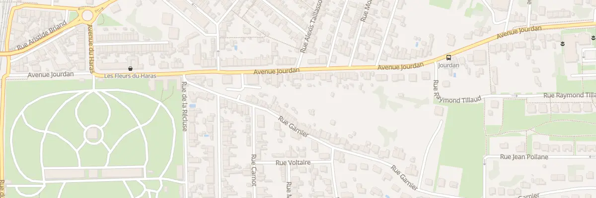 Plan du 25 Rue Garnier à Saintes
