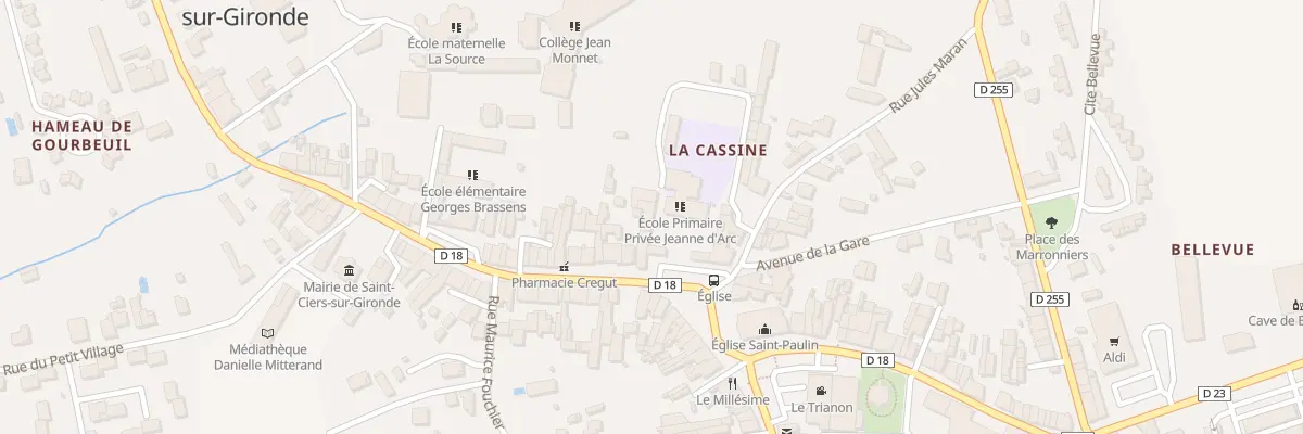 Plan du 17 La Cassine à Saint-Ciers-sur-Gironde