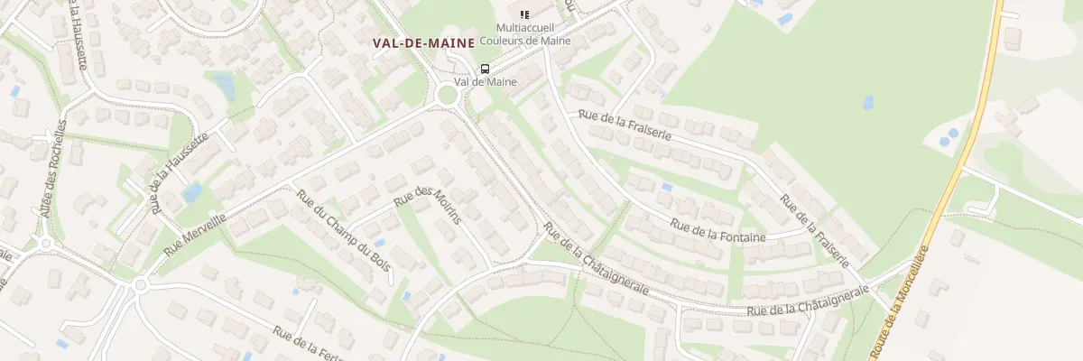 Plan du 44 Rue de la Chataigneraie à Bouchemaine