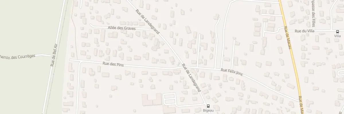 Plan du 53 Rue de Landegrand à Parempuyre