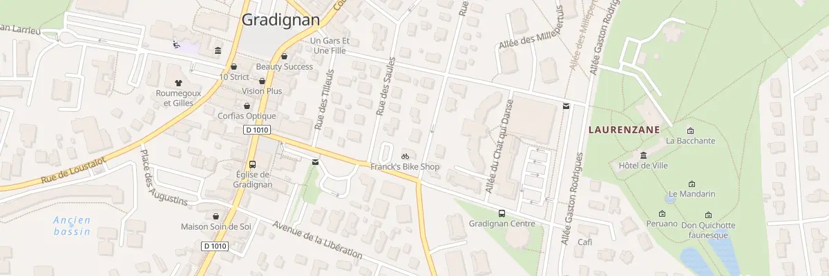 Plan du 15 Rue de Laurenzanne à Gradignan
