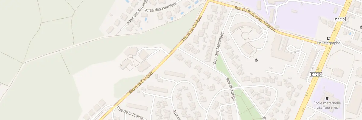 Plan du 56 Rue de Lange à Gradignan