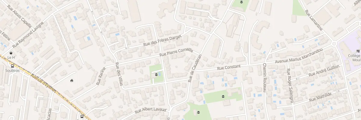 Plan du 10 Rue Pierre Corneille au Bouscat