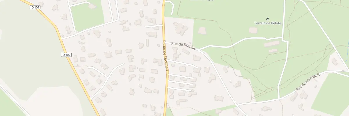 Plan du 74 Rte de Léognan à Gradignan