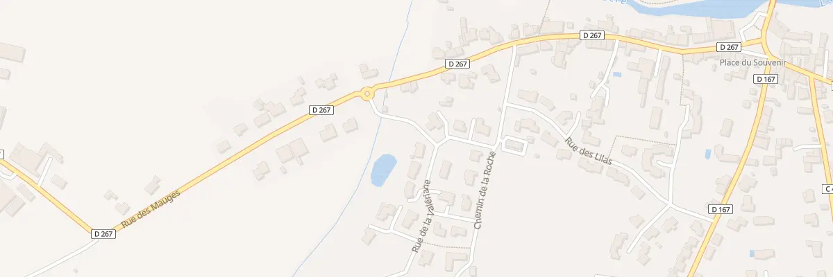 Plan du 8 Rue de la Valériane à Somloire