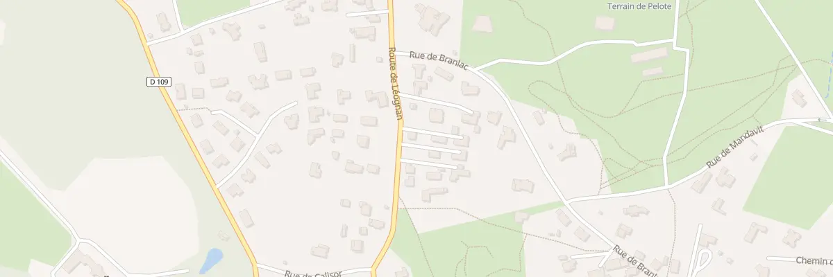 Plan du 80 Rte de Léognan à Gradignan