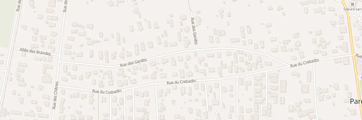 Plan du 29 Rue des Genêts à Parempuyre