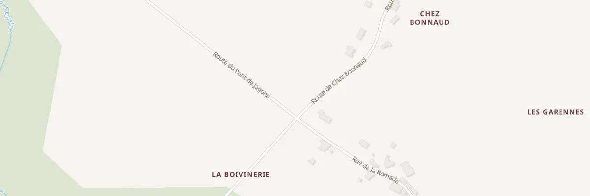 Plan du 1 Chez Bonnaud à Bois