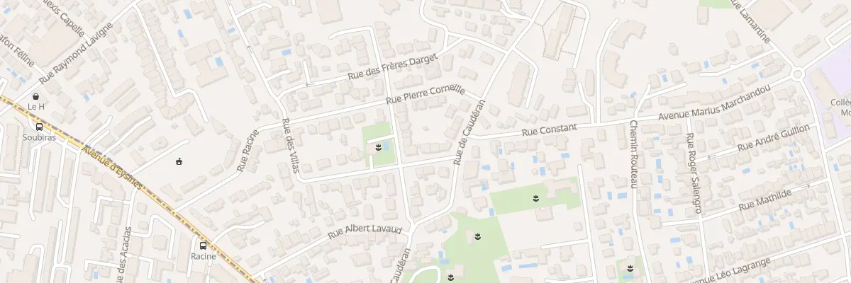 Plan du 5 Rue des Villas au Bouscat
