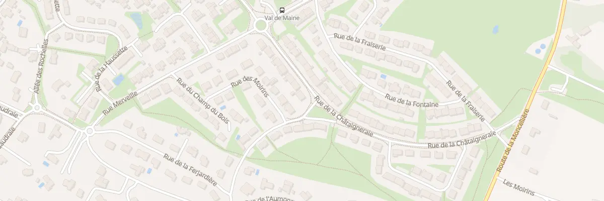 Plan du 23 Rue de la Chataigneraie à Bouchemaine
