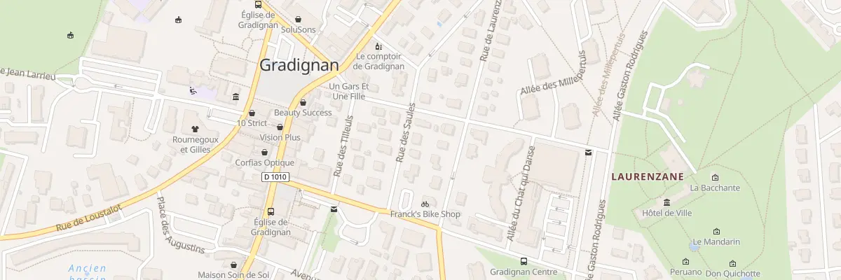 Plan du 14 Rue des Saules à Gradignan