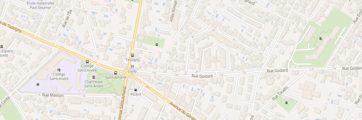 Plan du 8 Rue Petit Parc à Bordeaux