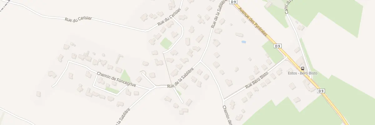 Plan du 18 Rue de la Sabliere à Estos