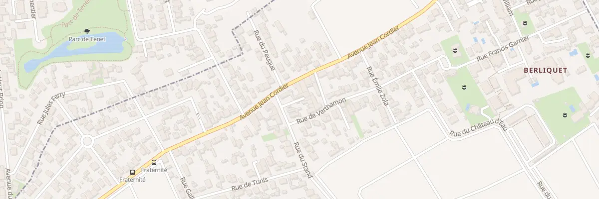 Plan du 6 Rue du Stand à Pessac