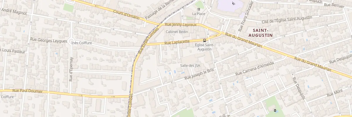 Plan du 19 Rue Laplacette à Mérignac