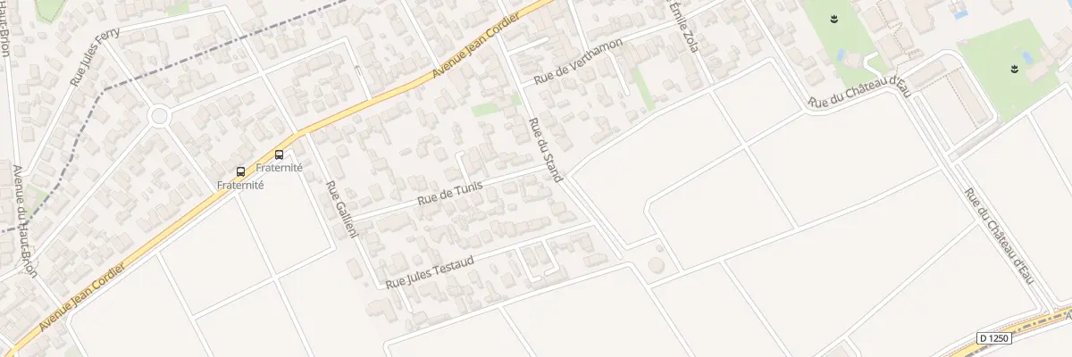 Plan du 21 Rue du Stand à Pessac