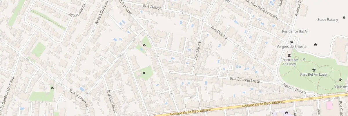 Plan du 128 Rue Etchenique à Bordeaux