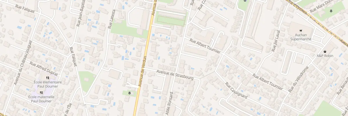 Plan du 8 Rue Lamolinerie à Bordeaux