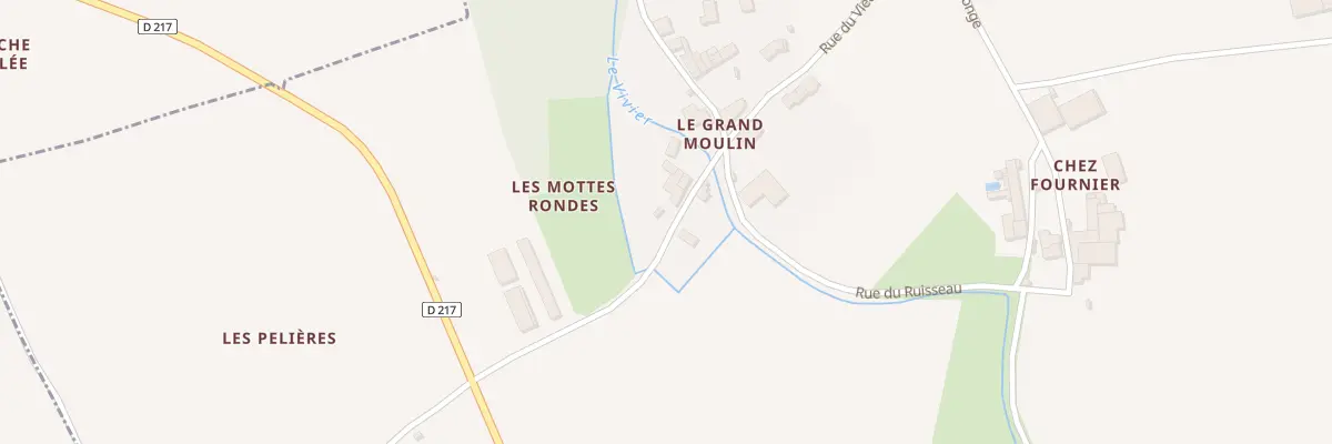 Plan du 3 Rue du Vieux Moulin à Bignay