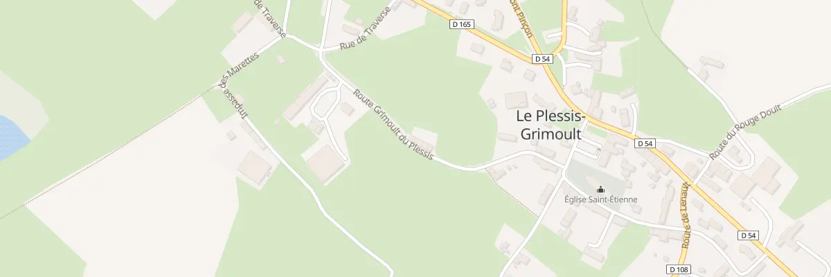 Plan du 8 Rte Grimoult du Plessis aux Monts d’Aunay