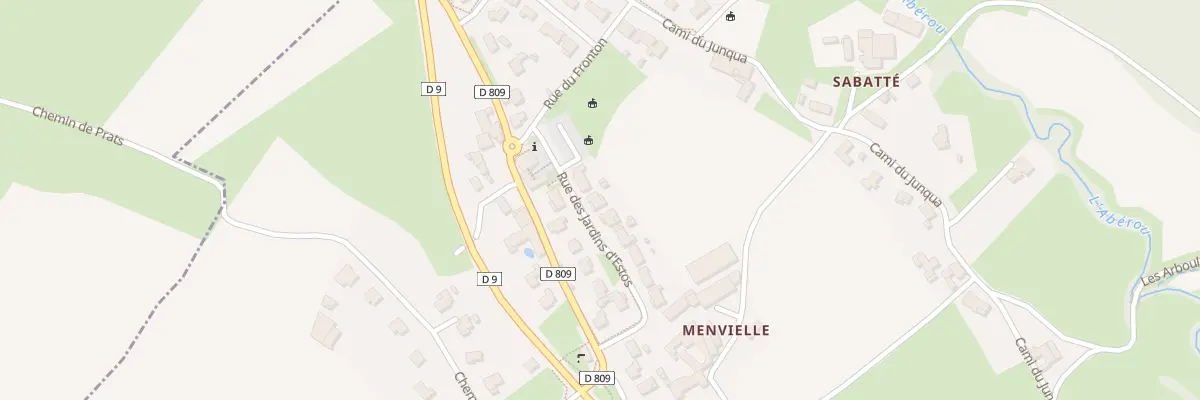 Plan du 16 Rue des Jardins d’Estos à Estos