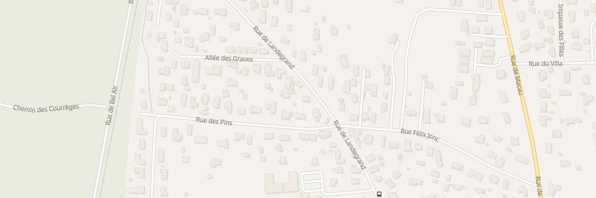 Plan du 57 Rue de Landegrand à Parempuyre