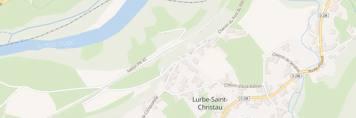 Plan du 11 Che Pont du Martinet à Lurbe-Saint-Christau
