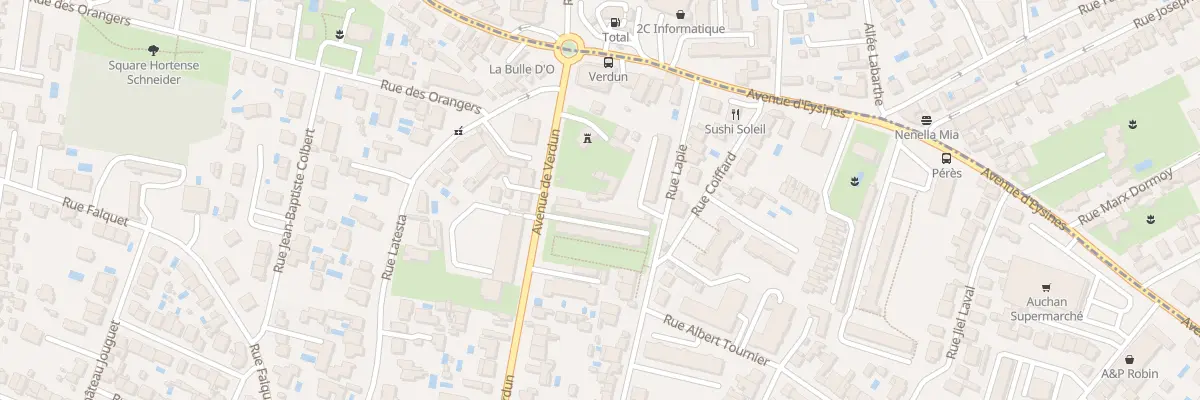 Plan du 87 Av de Verdun à Bordeaux