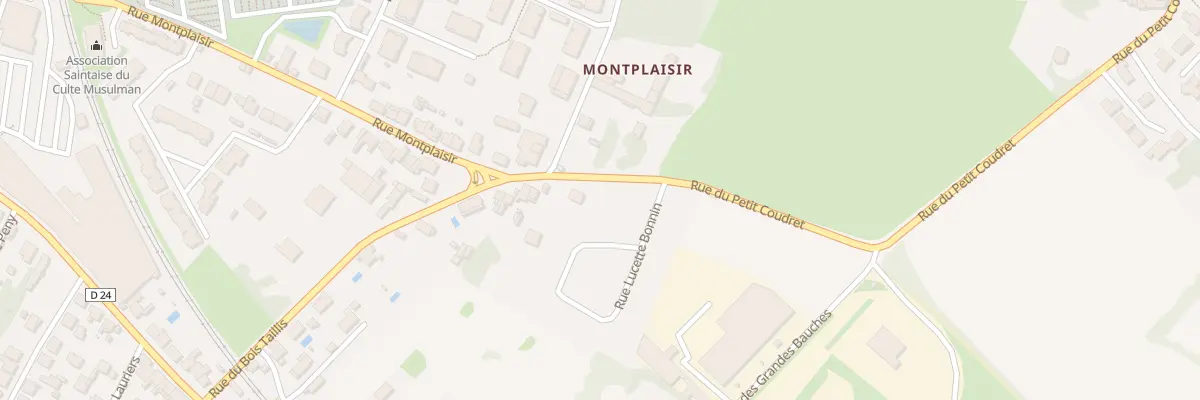 Plan du 6 Rue du Petit Coudret à Saintes