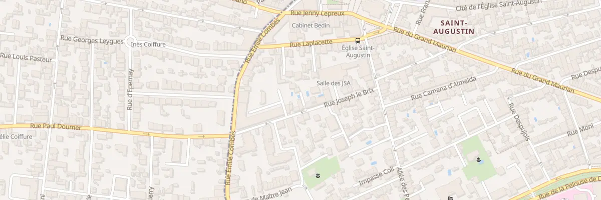 Plan du 32 Rue Joseph le Brix à Bordeaux