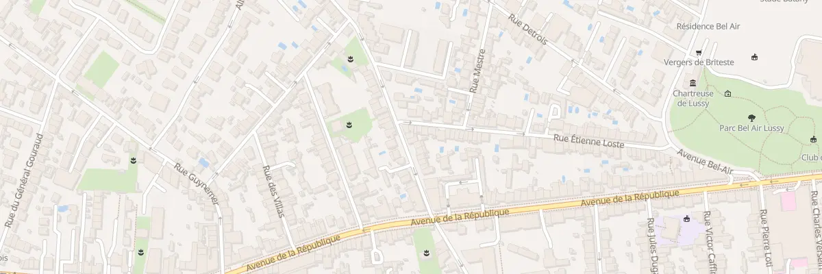 Plan du 142 Rue Etchenique à Bordeaux