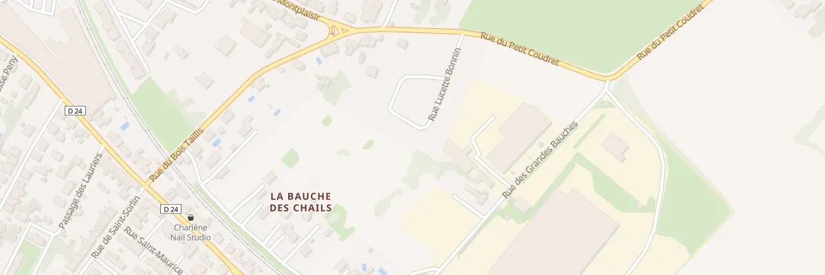 Plan du 1 Rue Marie-Geneviève de Butlar à Saintes