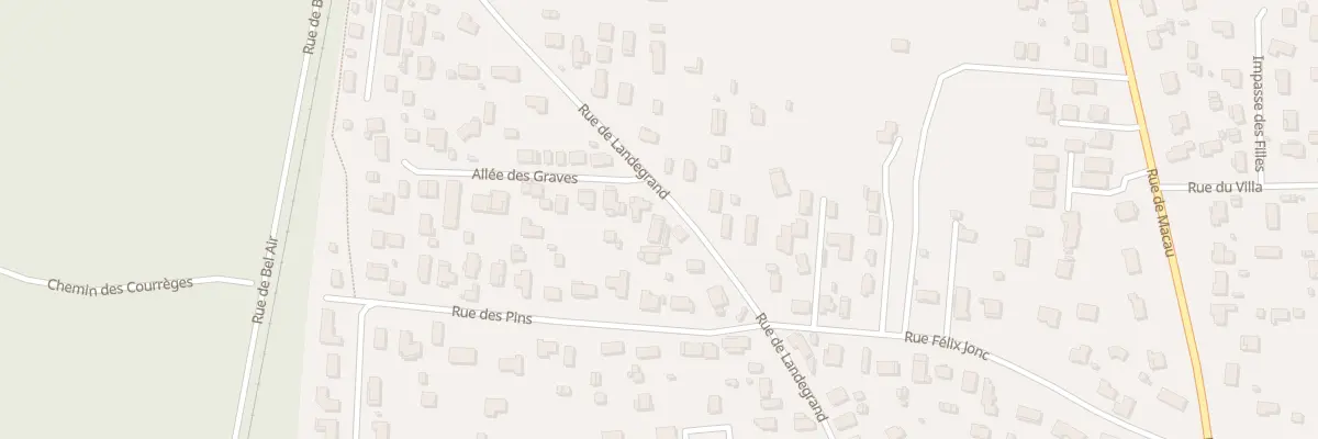 Plan du 63 Rue de Landegrand à Parempuyre