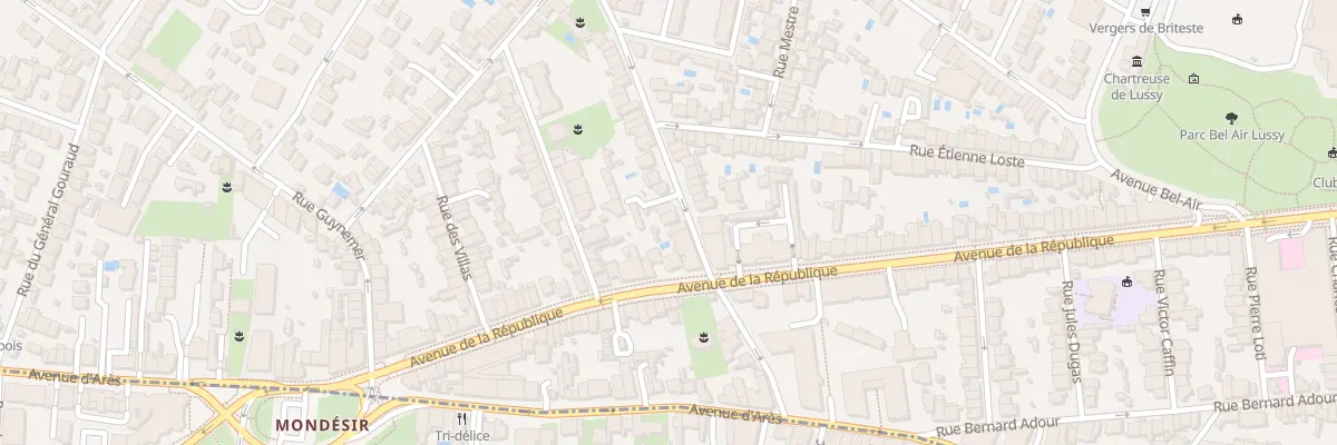 Plan du 147 Rue Etchenique à Bordeaux