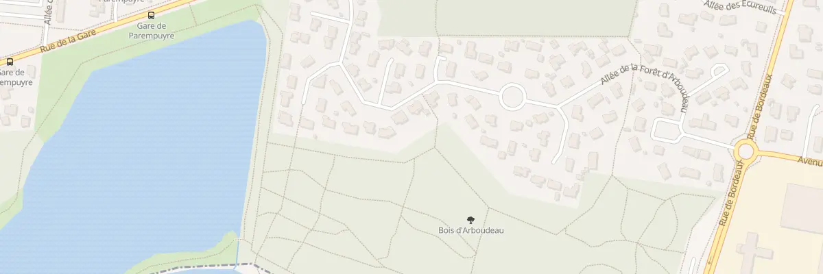 Plan du 37 Av de la Foret D Arboudeau à Parempuyre