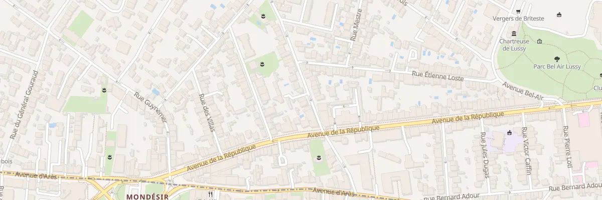 Plan du 145 Rue Etchenique à Bordeaux