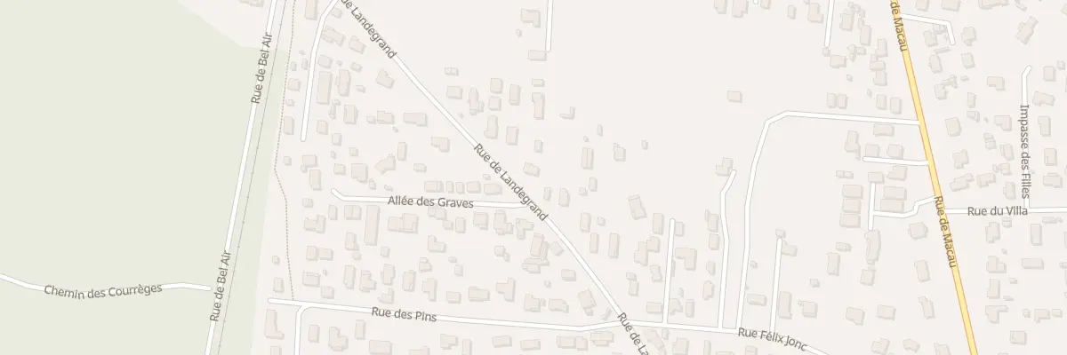 Plan du 52B Rue de Landegrand à Parempuyre