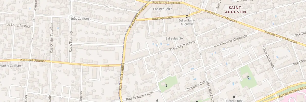 Plan du 24T Rue Joseph le Brix à Bordeaux