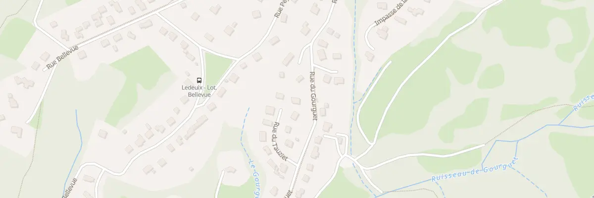 Plan du 6 Rue du Tauziet à Ledeuix
