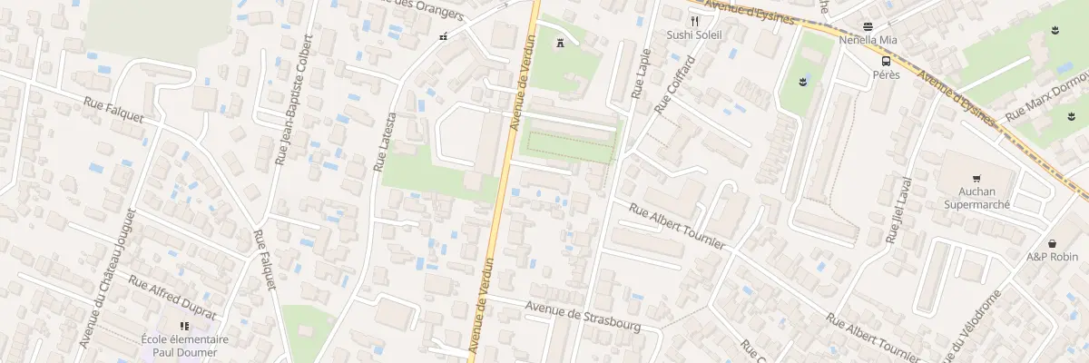 Plan du 71 Av de Verdun à Bordeaux