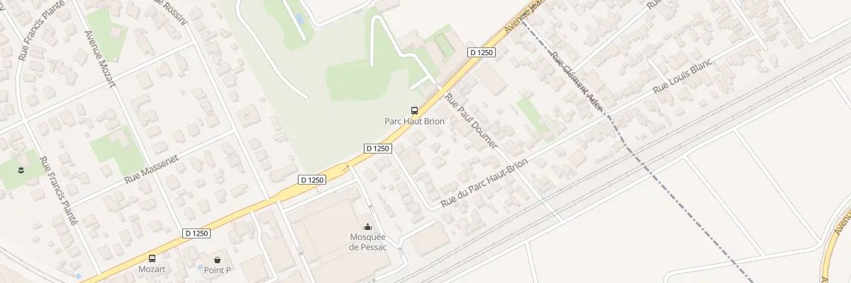 Plan du 176 Av Jean Jaurès à Pessac