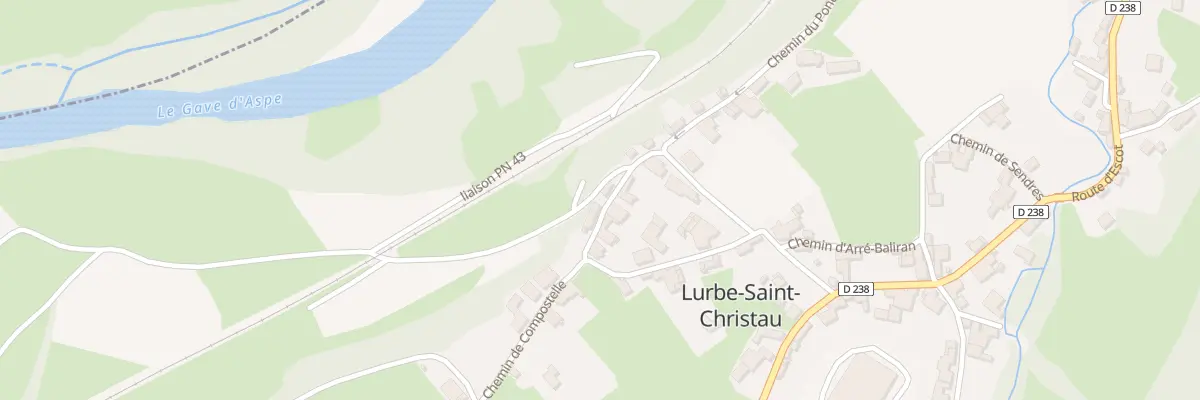 Plan du 15 Che Pont du Martinet à Lurbe-Saint-Christau