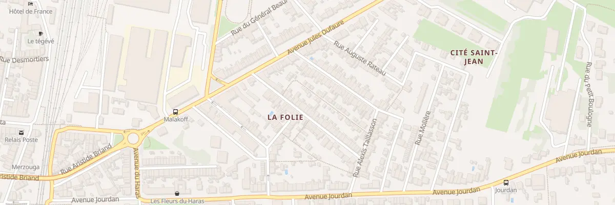 Plan du 13 Rue Taillasson Mazel à Saintes