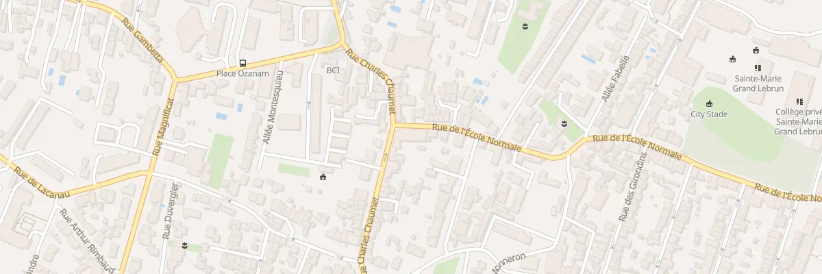 Plan du 208 Rue de l’École Normale à Bordeaux