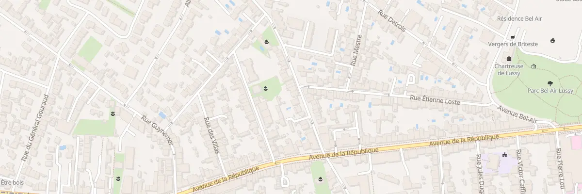Plan du 133 Rue Etchenique à Bordeaux
