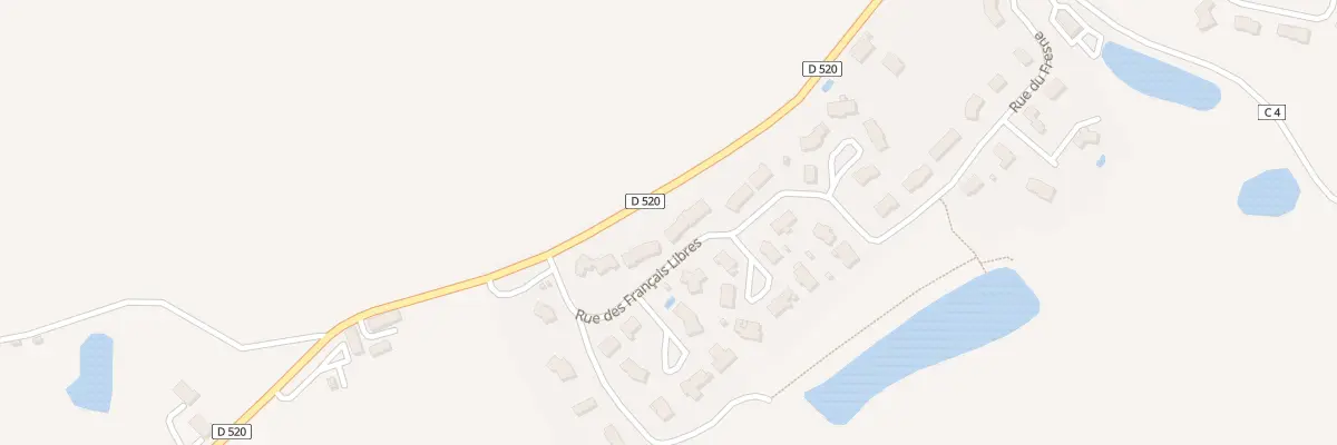 Plan du 6 Rue des Français Libres à La Bazouge-des-Alleux