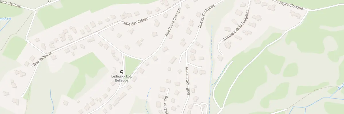 Plan du 27 Rue du Gourguet à Ledeuix