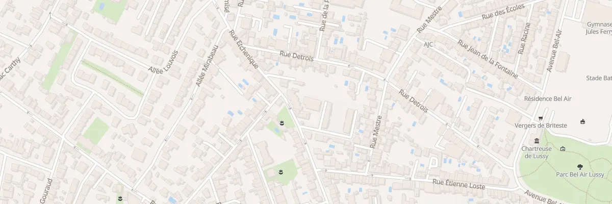 Plan du 104 Rue Etchenique à Bordeaux
