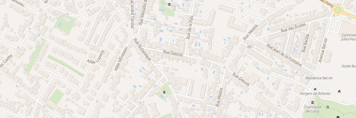 Plan du 98 Rue Détrois à Bordeaux