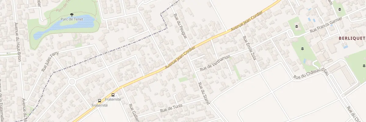 Plan du 1 Rue du Stand à Pessac
